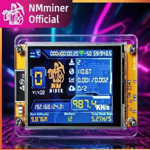 NMMiner NerdMiner V2 해시레이트 럭키 마이너 ESP32 2.8인치 스마트 디스플레이 암호화 솔로 복권 960KH/s 비트코인 ​​ESP32-2432S028R DROOM