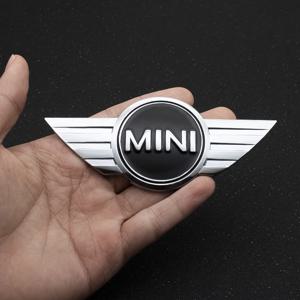 3D 금속 자동차 바디 스티커 엠블럼 배지 후면 테일 트렁크 데칼 미니 쿠퍼 JCW Countryman F55 F56 R55 R56 R60 용 자동차 액세서리