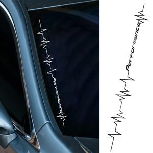 반사 성능 하트 비트 라인 스티커 자동차 앞 유리 앞 유리 범퍼 후드 장식 데칼 자동차 차체 장식