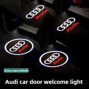 2/4Pcs 자동차 도어 로고 빛 Led HD 프로젝터 램프 아우디 A3 A4 B8 8P A6 C7 A5 Q5 B7 B6 B9 SLINE QUTTRO RS Q3 Q7 S3 S4 S5 S6 S8
