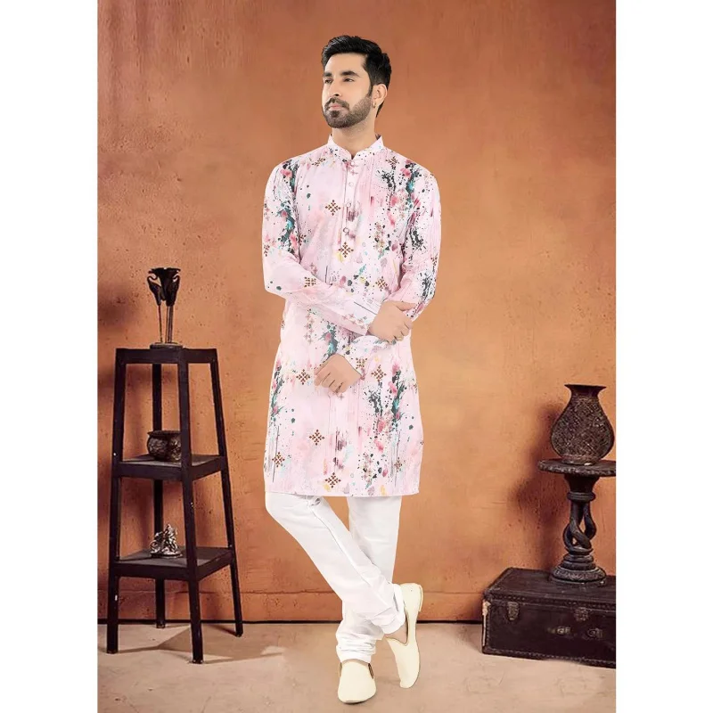 Mens Abaya Thobe 아랍어 롱 라인 T 셔츠 Henley Kaftan 줄무늬 일반 가운 셔츠 남성 이슬람 Kaftan 2025 하라주쿠 streetwear