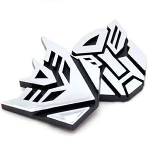 자동차 3D 자동차 스티커 변압기 배지 Decepticon 엠블럼 테일 데칼 쿨 Autobots 자동차 스타일링 오토바이 자동차 액세서리