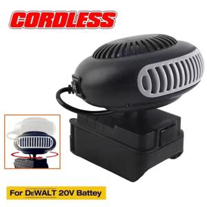 DeWALT 20V 배터리에 적합 무선 자동차 히터 전기 따뜻한 공기 송풍기 난방 팬 앞 유리 서리 제거 장치 전동 공구