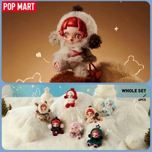 【라이브스트림】POP MART SKULLPANDA 겨울 심포니 시리즈 미스터리 박스 1PC/6PCS 블라인드 박스 POPMART 주문당 2개 한정