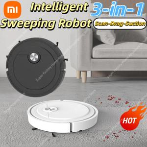 샤오미 3-in-1 스캔 드래그 흡입 지능형 청소 로봇 광범위 먼지 애완동물 털 청소기 충전식 완전 자동 진공 청소기