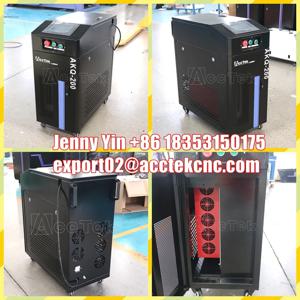 ACCTEK 미니 모파 레이저 클리닝 금속 녹 페인트 부식 제거 200w 300w 500w 1000w 펄스 레이저 클리닝 머신 목재 석재용