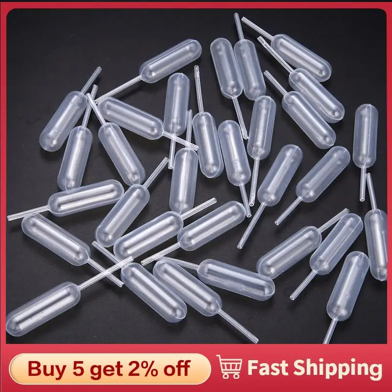 플라스틱 스퀴즈 트랜스퍼 피펫, 일회용 점적기, 4ml, 100 개/몫