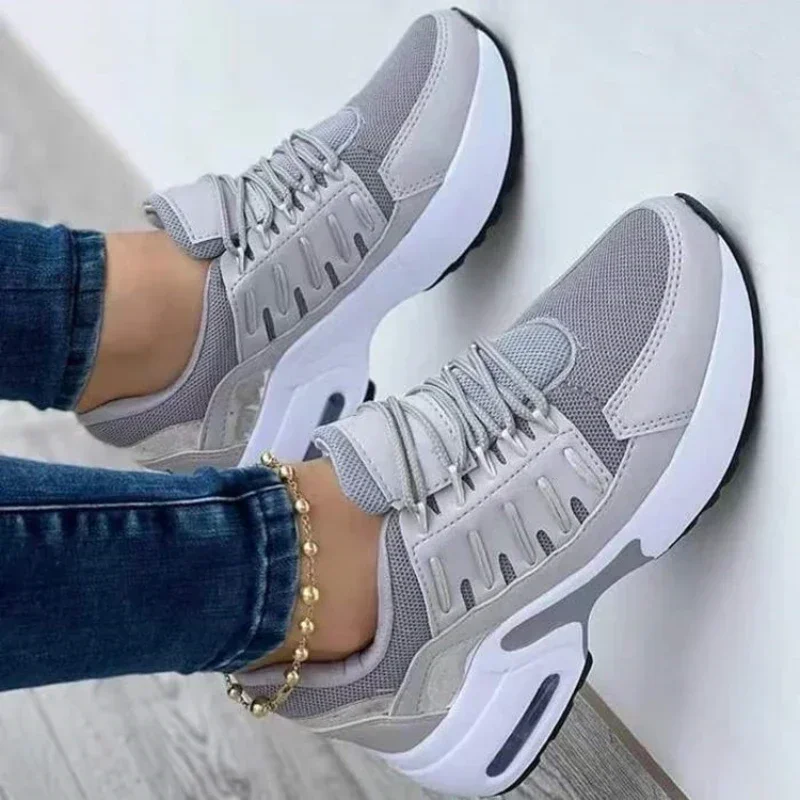 Tenis 여성 운동화 플랫폼 여성용 캐주얼 신발 2025 새로운 컴포트 메쉬 미끄럼 방지 운동화 플러스 사이즈 Zapatillas De Mujer