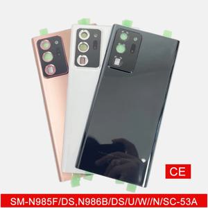 Samsung Galaxy Note20 Ultra용 후면 유리 커버, 후면 도어 교체용 하드 배터리 케이스, 접착제가 포함된 후면 하우징 커버