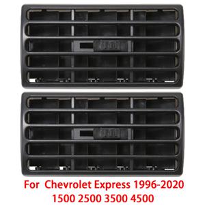 Chevrolet Express/GMC Savana 용 대시 보드 에어컨 통풍구 배출구 패널 1500 2500 3500 4500 1996-2020 AC 그릴 23135645
