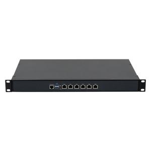1U 방화벽 네트워크 서버 Intel Core i5-6200U 8260U J4125 3865U 6x 기가비트 이더넷 지원 Windows Linux Pfsense