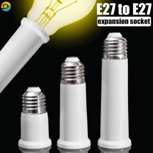 거치대 베이스 전구 확장 익스텐션 소켓 어댑터, LED 조명 어댑터 컨버터, 65mm, 95mm, 120mm E27-E27 익스텐더 램프, 신제품