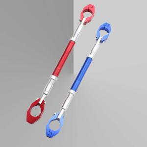 오토바이 핸들 바 핸들 그립 조정 가능한 크로스 바 밸런스 브래킷 레귤레이터 스티어링 휠 강화 22mm 교체