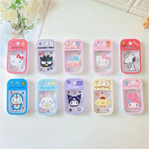 50ml Sanrio HelloKitty 휴대용 향수 스프레이 병 멜로디 Cinnamoroll Kuromi 리필 형 알코올 병 프레스 화장품 선물