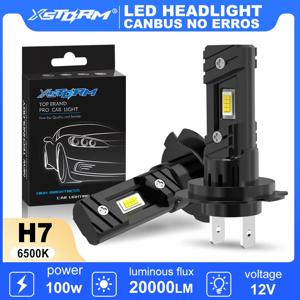 XSTORM 2PCS H7 LED 헤드 라이트 전구 100W 20000LM CPS LED Canbus 자동 램프 6500K LED 조명 전구 자동차 12V 트럭 헤드 라이트