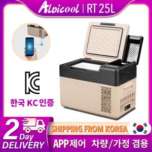 Alpicool RT25/K25 자동차 냉장고 휴대용 냉장고 가정용 야외 캠핑 여행 사용   자동차 캠핑 여행에 적합 빠른 냉동고