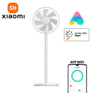 XIAOMI MIJIA 플로어 팬, 7 블레이드, 조정 가능한 광각 90 ° , 거실용 홈 팬, MI HOME APP 유선 팬 연결 지원
