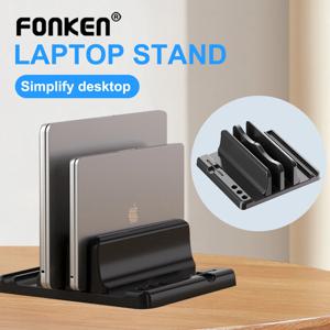 유니버설 3/2 슬롯 데스크 노트북 홀더 수직 노트북 스탠드 노트북 도킹 스테이션 스탠드 MacBook 태블릿 전화 용 데스크 스토리지