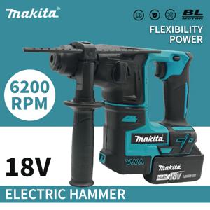 Makita 오리지널 HR140D 브러시리스 전기 해머 18V 리튬 배터리 무선 해머 무선 드릴 Makita 18v 전동 공구