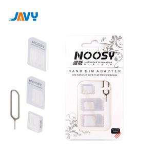 나노 SIM 카드를 마이크로 표준 어댑터 커넥터 키트로 변환하는 4 in 1 스마트폰 4G LTE USB 무선 라우터 심 홀더