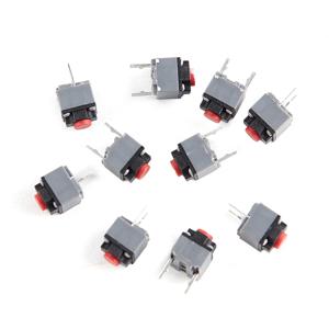 Kailh 음소거 단추, 무선 마우스, 유선 마이크로, 무음 스위치, 6x6x7.3, 6x6x7.3mm, 10PCs/세트