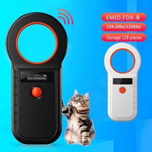 134.2KHz RFID 동물 리더, 15 자리 125KHz 반려동물 ID 스캐너, EMID FDX-B ISO 11784/85, 암소 양 개용 마이크로칩 태그 등록