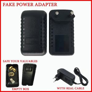 검은색 가짜 충전기 시력 비밀 홈 전환 은닉은 안전한 컨테이너 숨기기 장소가 될 수 있습니다. ⁣ ⁣ ⁣ ⁣ 숨겨진 보관함 전원 어댑터