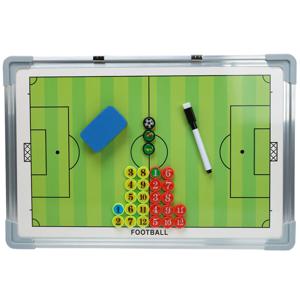 알루미늄 합금 마그네틱 전술 보드, 축구 전술 플레이트, 양면 자석, 펜 벨트 플레이트 지우개, 1 개