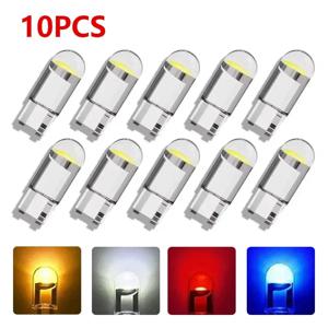 10PCS T10 W5W COB LED 전구 자동차 웨지 주차 조명 자동 번호판 램프 돔 읽기 조명 12V 유니버설