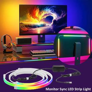 컴퓨터 화면 동기화 라이트 스트립 모니터 Ambilight LED 조명 주변 조명 PC 백라이트 픽업 라이트 게임 룸