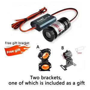 새로운 1PCS 자동차 피로 방지 경고 파일럿 라이트 안티 리어 엔드 충돌 램프 고속 도움말 레이저 조명 12V ~ 24V 유니버설