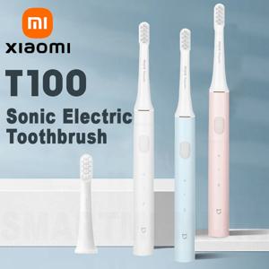 XIAOMI MIJIA 소닉 전동 칫솔 T100, 배터리 수명 30일, 16500RPM 진동, USB 충전식 IPX7 방수 칫솔