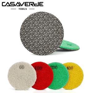Casaverde 1Pc 50mm 전기 도금 다이아몬드 연마 패드 빠른 제거 타일 유리 콘크리트 석재 금속 연삭 및 연마