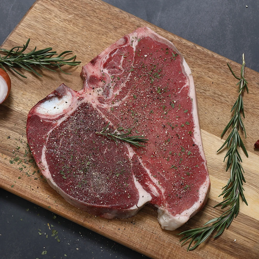 [바라던] T-Bone 호주 솔트 티본 스테이크 300g - 550g  중량별 골라담기