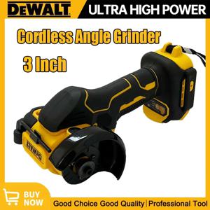 DEWALT 무선 앵글 그라인더 3 인치 미니 폴리싱 그라인딩 머신 20V 18V 배터리 용 전기 절단 전동 공구