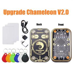 뉴스 카멜레온 울트라 V2.0 RFID 스마트 칩 리더 NFC 복사기 + 3XCUID 6XUID 키 체인 125Khz 13.56Mhz 카드 디코딩 RFID 리더