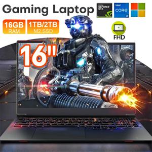 16인치 게이밍 노트북 컴퓨터 인텔 코어 i7-6700HQ GTX 1060 노트북 PC 120Hz 풀 HD IPS 16GB DDR4 1TB SSD 윈도우 11 게이밍 노트북
