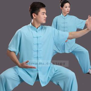 중국어 당나라 정장 태극권 정장 중국어 번체 만다린 칼라 쿵푸 플러스 사이즈 정장 느슨한 Viscose 여름 Loungewear