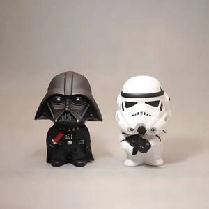 Hasbro 스타 워즈 영화 10cm 다크 트루퍼 블랙 군인 Stormtropper 애니메이션 액션 피규어 미니 장난감 모델 어린이 선물