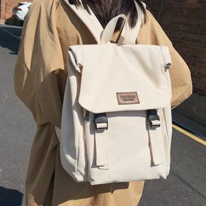 캔버스 Schoolbag 여성 대학생 중학생 고등학생 대용량 배낭 2024 새로운 배낭