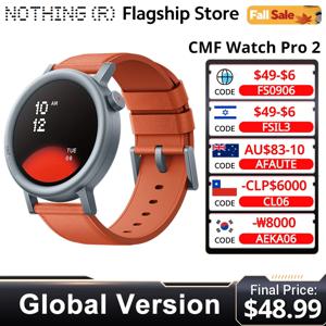 글로벌 버전 CMF Nothing Watch Pro 2, AMOLED 블루투스 5.3, BT 통화, AI 소음 감소, GPS, cmf, Watch Pro 2, 1.32 인치