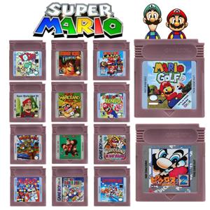 마리오 시리즈 GBC 16 비트 게임 비디오 게임 카트리지 콘솔 카드 Wario Land Donkey Kong Wario Land 2 Yoshi for GBC/GBA