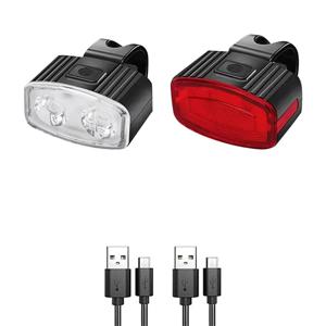 -A89Z USB 충전식 자전거 라이트 세트 도로용 사이클링 손전등 도로용 손전등