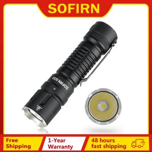 Sofirn 강력한 21700 USB C 충전식 LED 손전등, 테일 E-스위치 야외 조명, SC33 XHP70.3 HI 4700-5300K, 5200lm