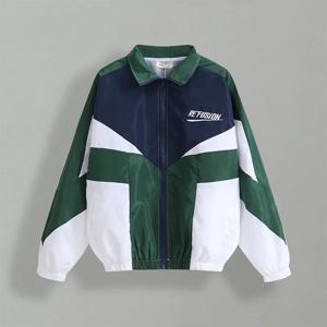 Varsity Jacket 남성 스트리트웨어 패치 워크 자수 폭격기 재킷 지퍼 코트 여성 커플 대학 스타일