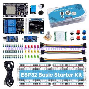 ESP32 모듈 키트 스타터 키트, ESP32 ESP-32S 와이파이 모듈, 개발 보드 릴레이 디스플레이 센서, Desenvolv