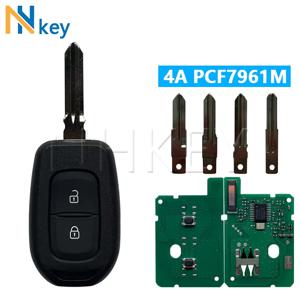 NHKEY 원격 자동차 키 433mhz 4A PCF7961M Renault Sandero Dacia Logan Lodgy Dokker Duster Trafic Clio4 Master3 VAUXHALL VIVARO