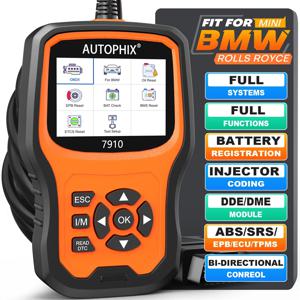 Autophix 7910 OBD2 진단 도구, BMW 롤스로이스, 미니 오일 에어백 배터리 리셋, 자동차 OBD 2 스캐너, 모든 시스템