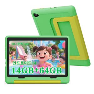 어린이용 태블릿 10인치 안드로이드 15 옥타코어 14GB 램 64GB 롬 128GB 확장 가능 5000mAh 와이파이 블루투스 어린이 선물 키즈 소프트웨어