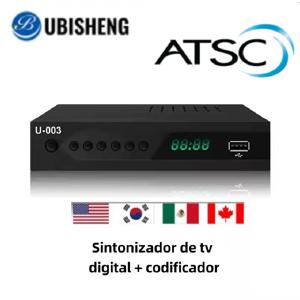 UBISHENG ATSC 디지털 TV 무료 디지털 채널 변환기 박스 디지털 지상파 셋톱박스 HD 출력 HDTV TV 튜너